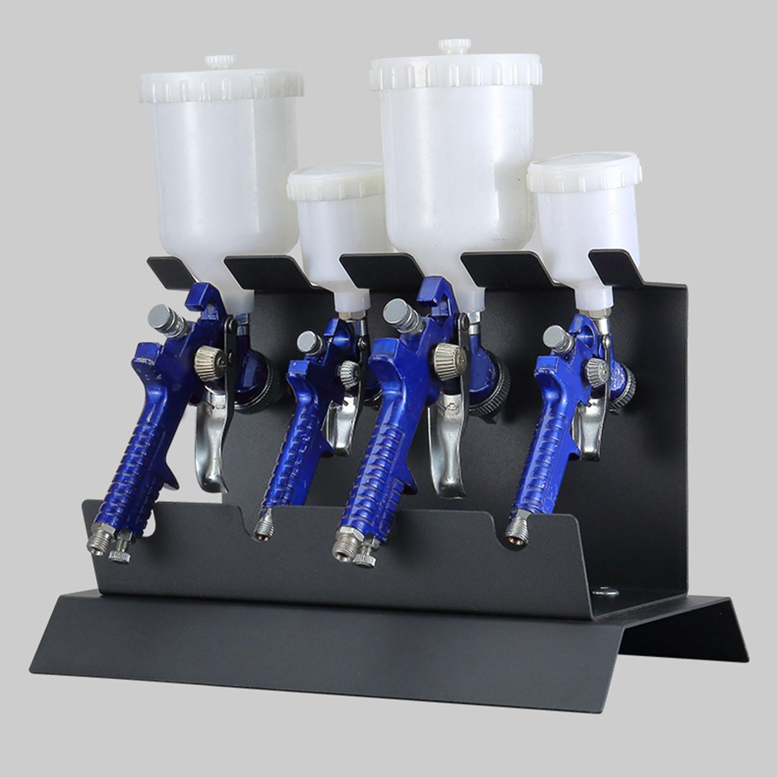 Benchtop Gravity feed Paint Sprayer Holder for Kitchens Garage Body Workshop Large