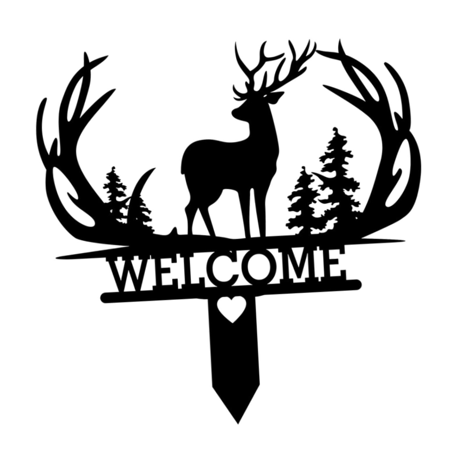 Deer Garden Stake Heavy Duty Realistic Garden Decor for Yard Patio Courtyard