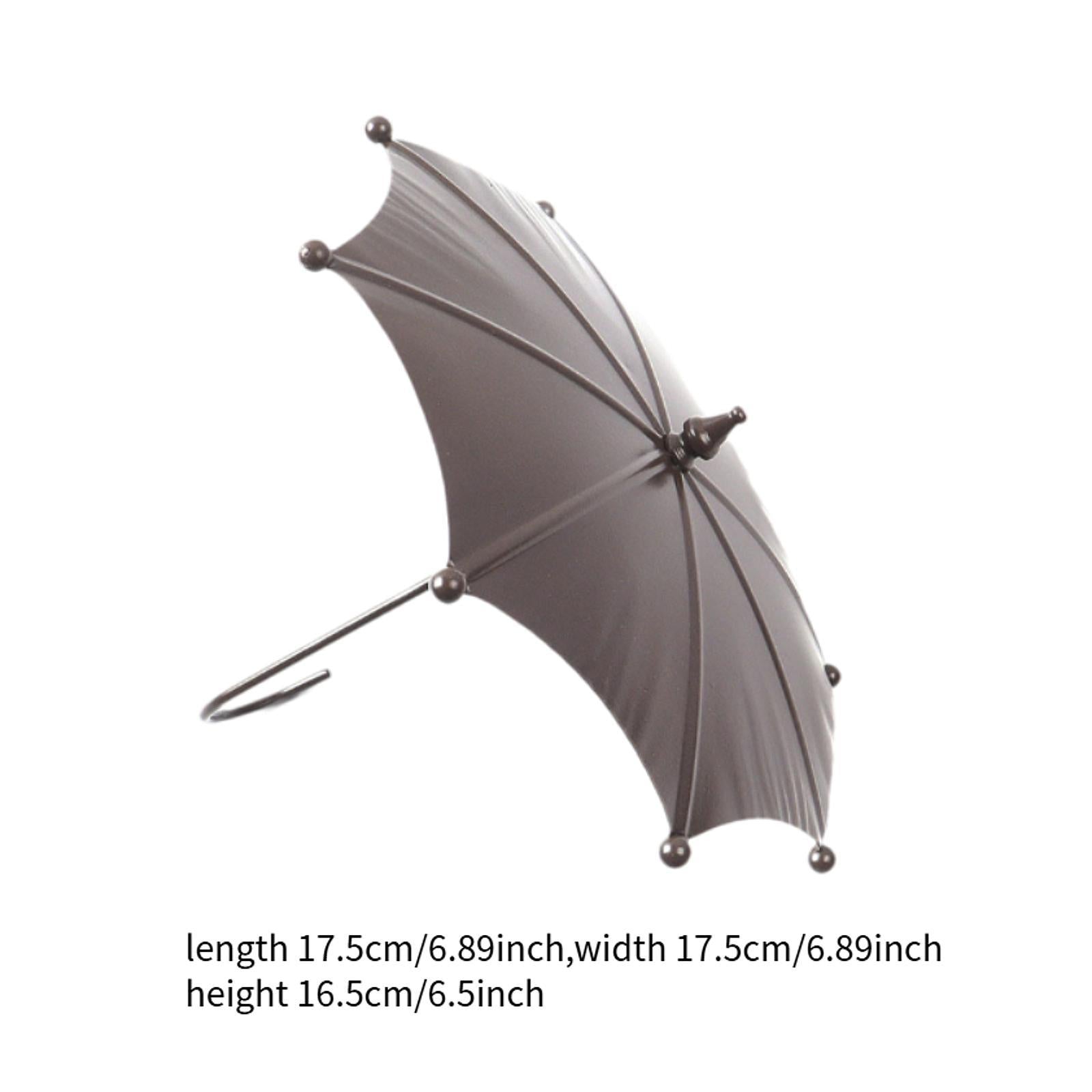 Bird Feeder for Outside Hanging Iron Umbrella Shape for Home Backyard Garden