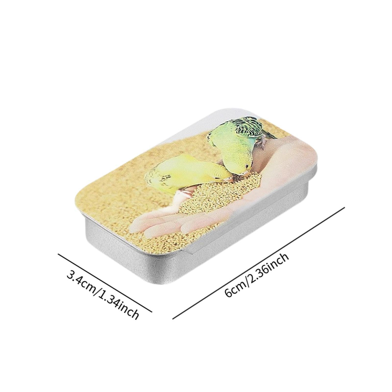 Bird Feeder Box Empty Push Pull Snack Box for Parakeet Bird Training Rodents Style A