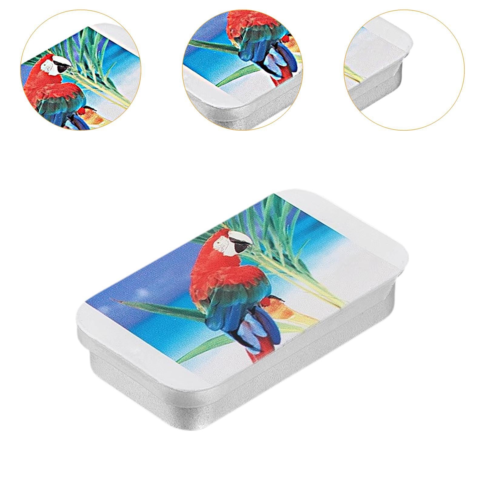 Bird Feeder Box Empty Push Pull Snack Box for Parakeet Bird Training Rodents Style B