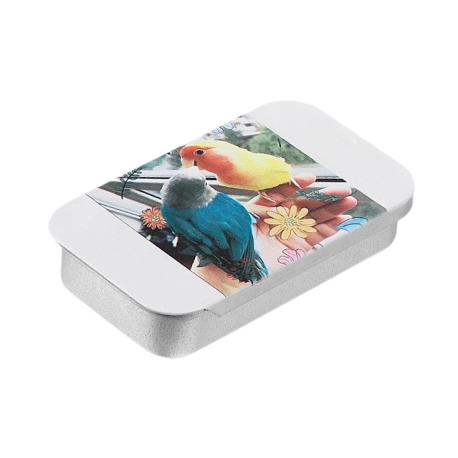Bird Feeder Box Empty Push Pull Snack Box for Parakeet Bird Training Rodents Style C