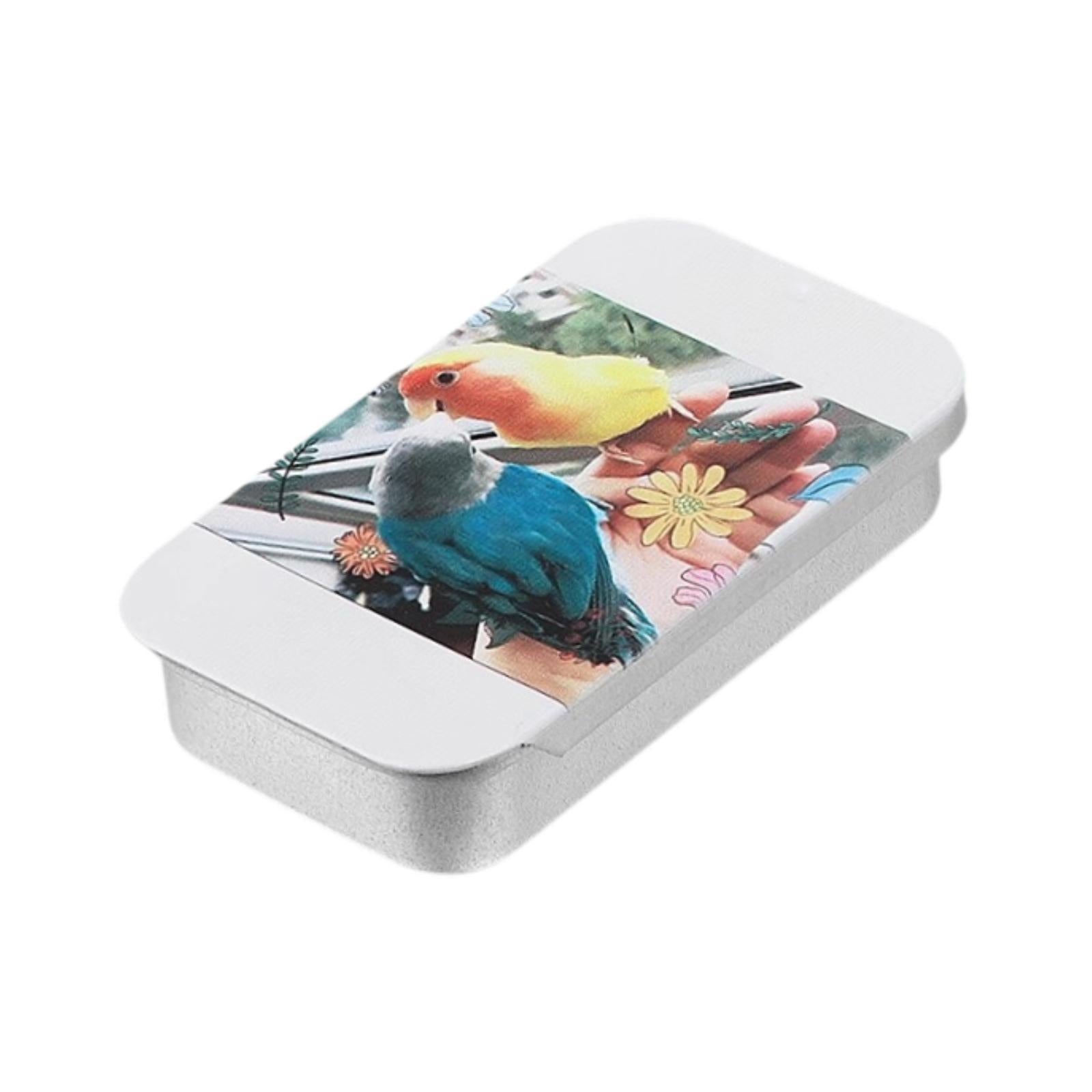 Bird Feeder Box Empty Push Pull Snack Box for Parakeet Bird Training Rodents Style C