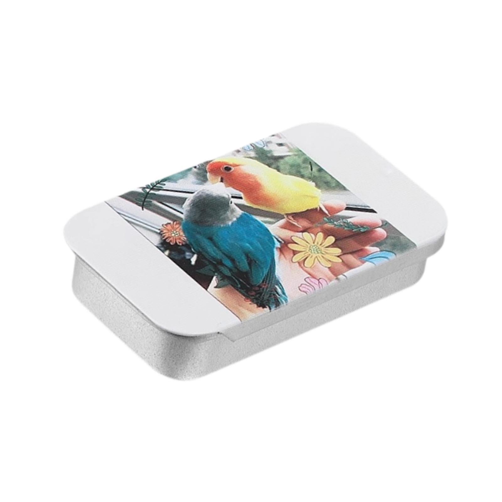 Bird Feeder Box Empty Push Pull Snack Box for Parakeet Bird Training Rodents Style C