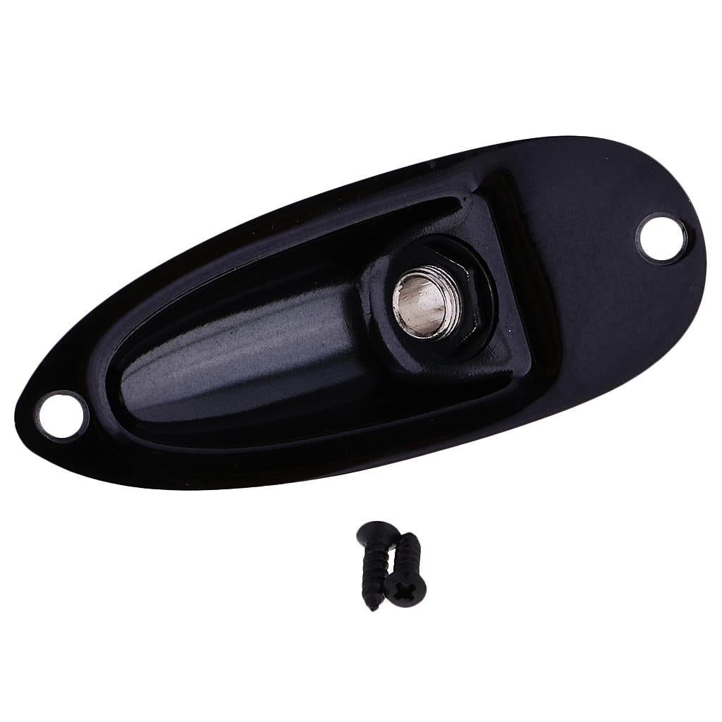 1 Set Guitar Neck Plate + Boat Jack for Fender ST Electric Guitar Parts