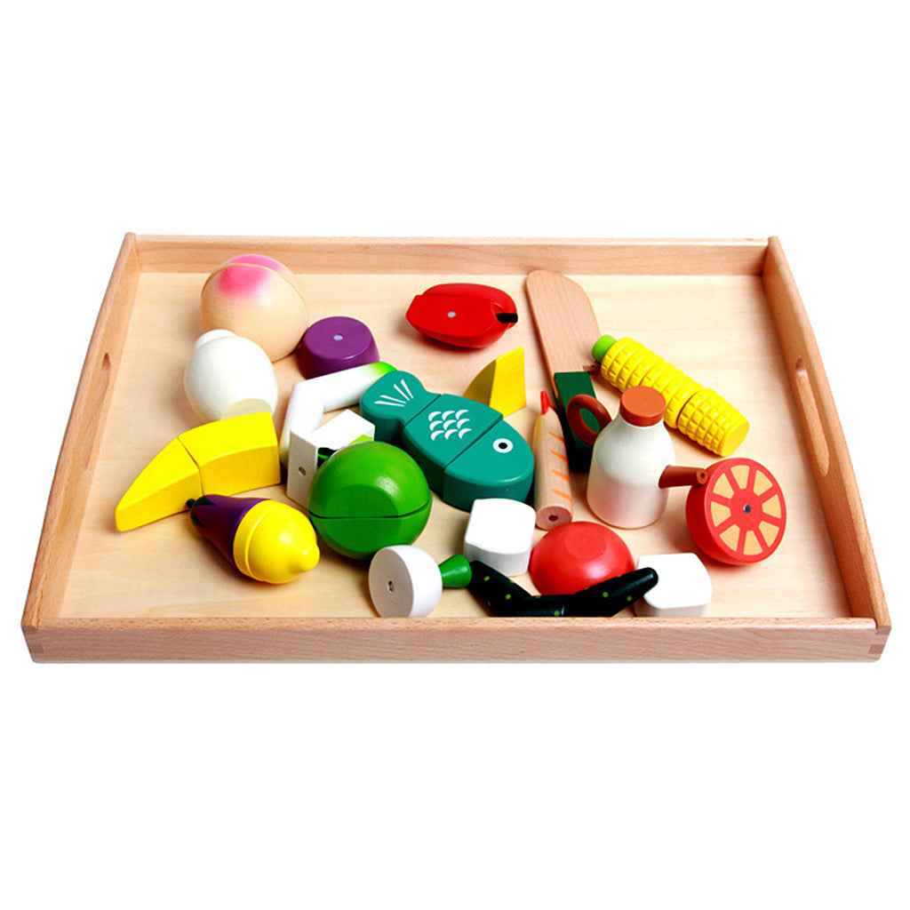 Montessori Basic Pouring Kit Pitcher+Cups+Sponge+Tray Toy Gift for Children