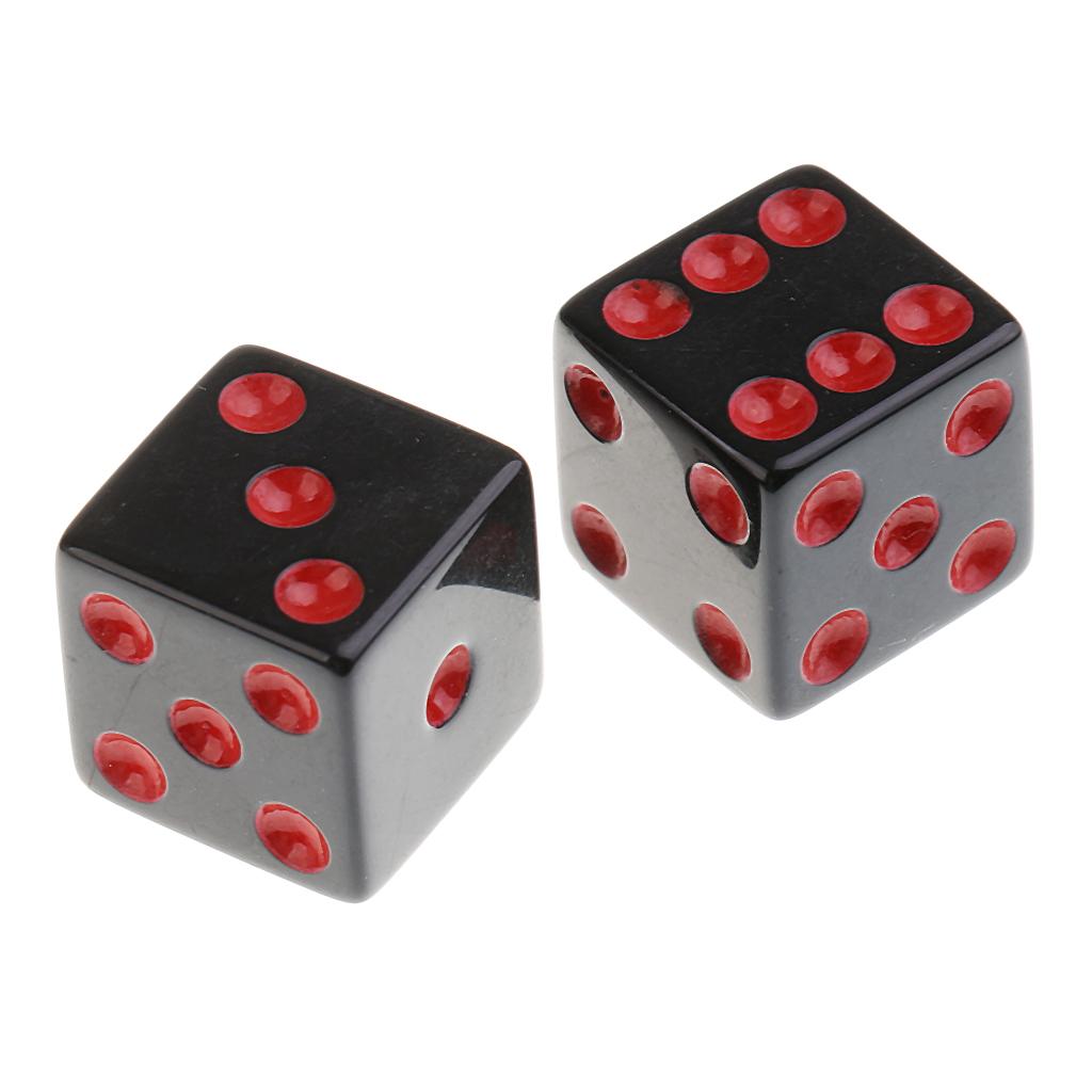 20 Pieces Plastic Dice D6 6 Sided Dotted Dice for D&D RPG Toy Party Supplies