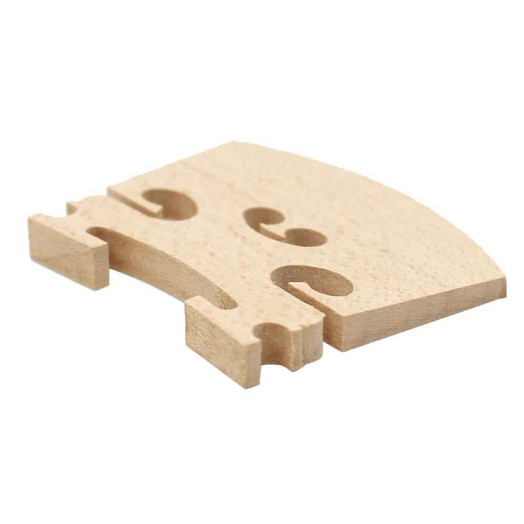 5PCS Maple Wood Violin Bridge for 4/4 Full Size Violin Replacement Durable