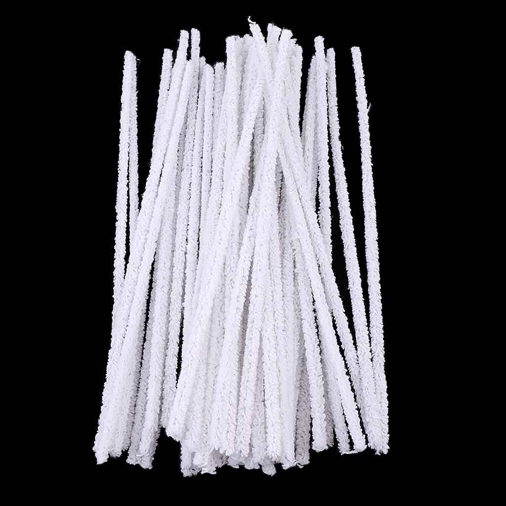 50 Pieces Cotton Smoking Pipe Cleaner Tool Tobacco Pipe Cigarette Cleaning