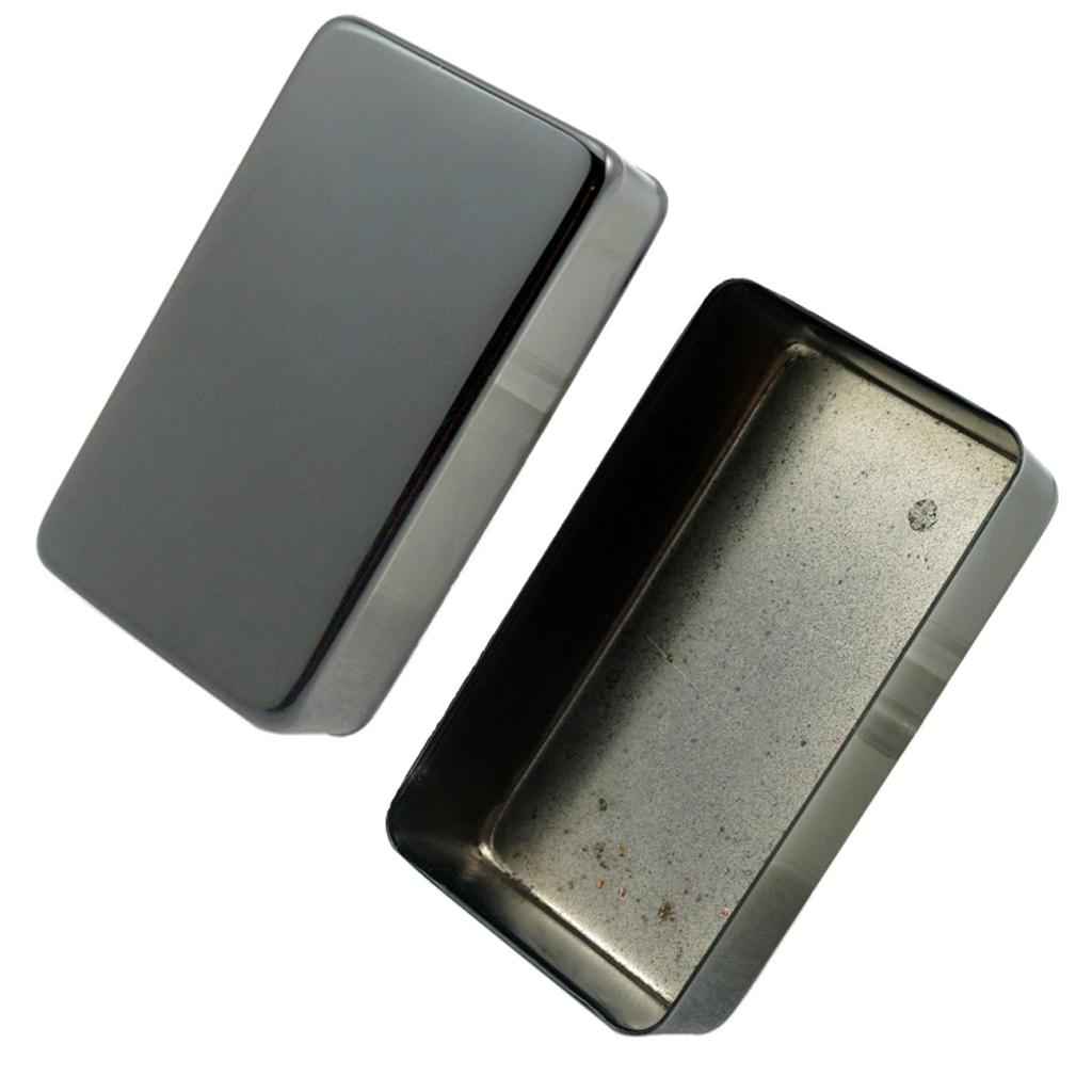 2 Pack Sealed Humbucker Pickup Cover for Electric Guitar Parts Black