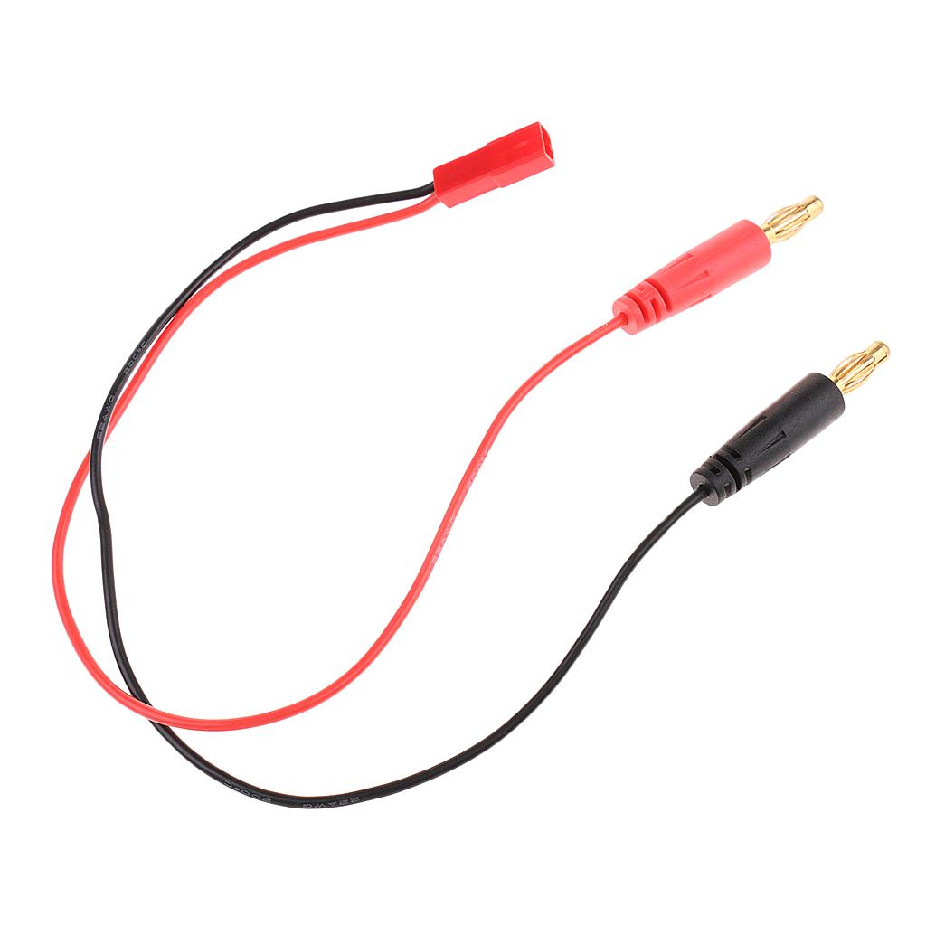 4x25cm JST to 4.0 Banana Plug Balance Charge Cable for RC Quadcopter Aircrafts