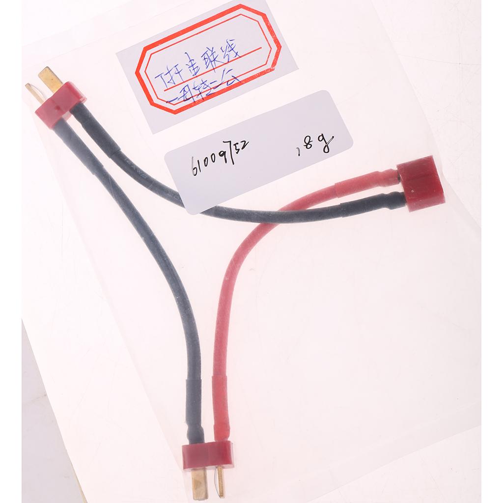 4xT Plug Serial Battery Connector Cable 14AWG for RC LiPo Battery Connector
