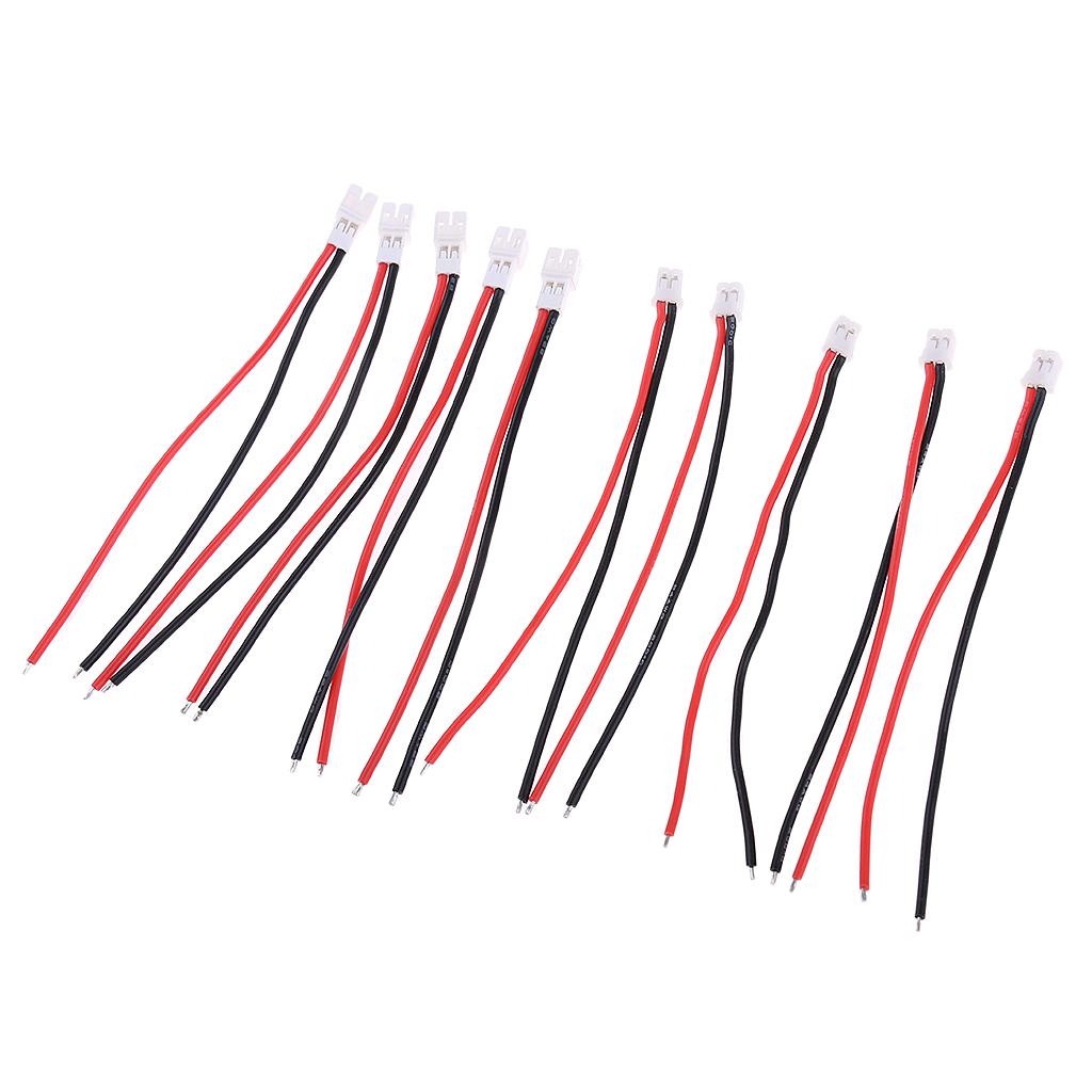 20Pieces Upgraded JST-PH 2.0 Male Female Connector Cable 55mm for RC Battery