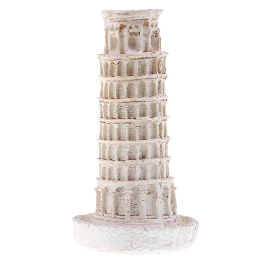 4xDIY Kit Resin Tower of Pisa Italy Building Model Scene for Diorama Landscape