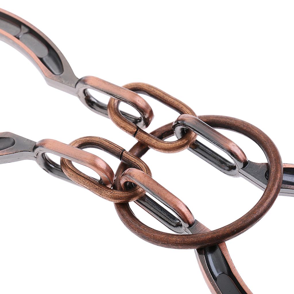 4xMetal Ring Solution Intellectual Deduction Unlock Puzzle Toys Red Copper