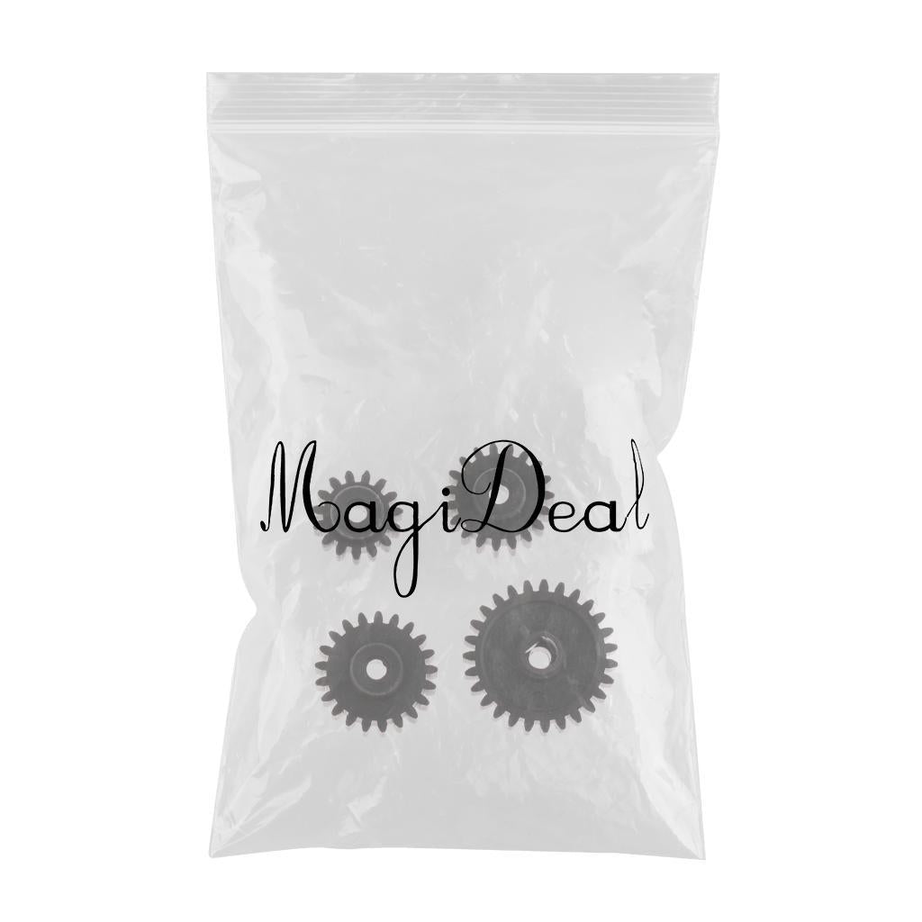 3x4pcs Motor Gears 15T 19T 21T 27T Pinion for 1/28 WLtoys RC Crawler Car Parts