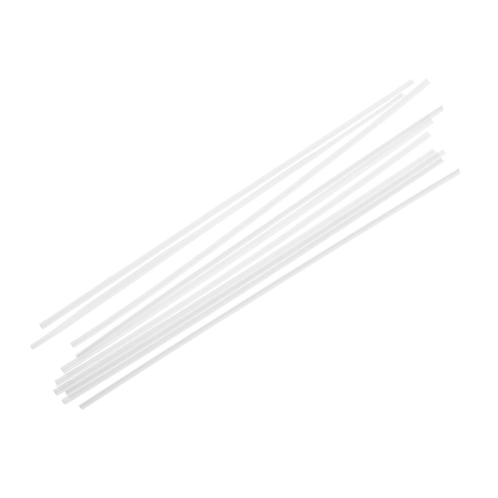 2x10 Pieces ABS L-shaped Bar Rod DIY Architectural Model Building Materials
