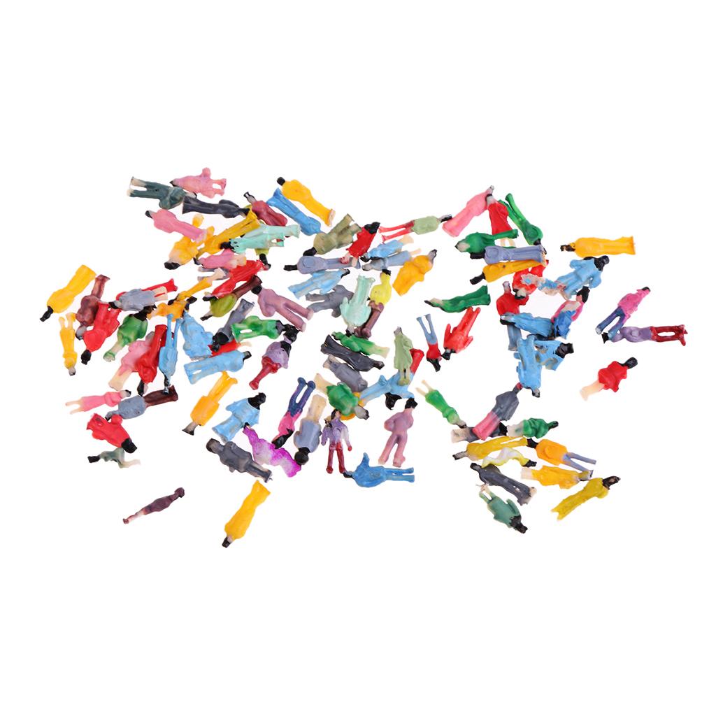 3x1/200 Z Layout Model Train People Pasenger Action Figure Painted Street Toys