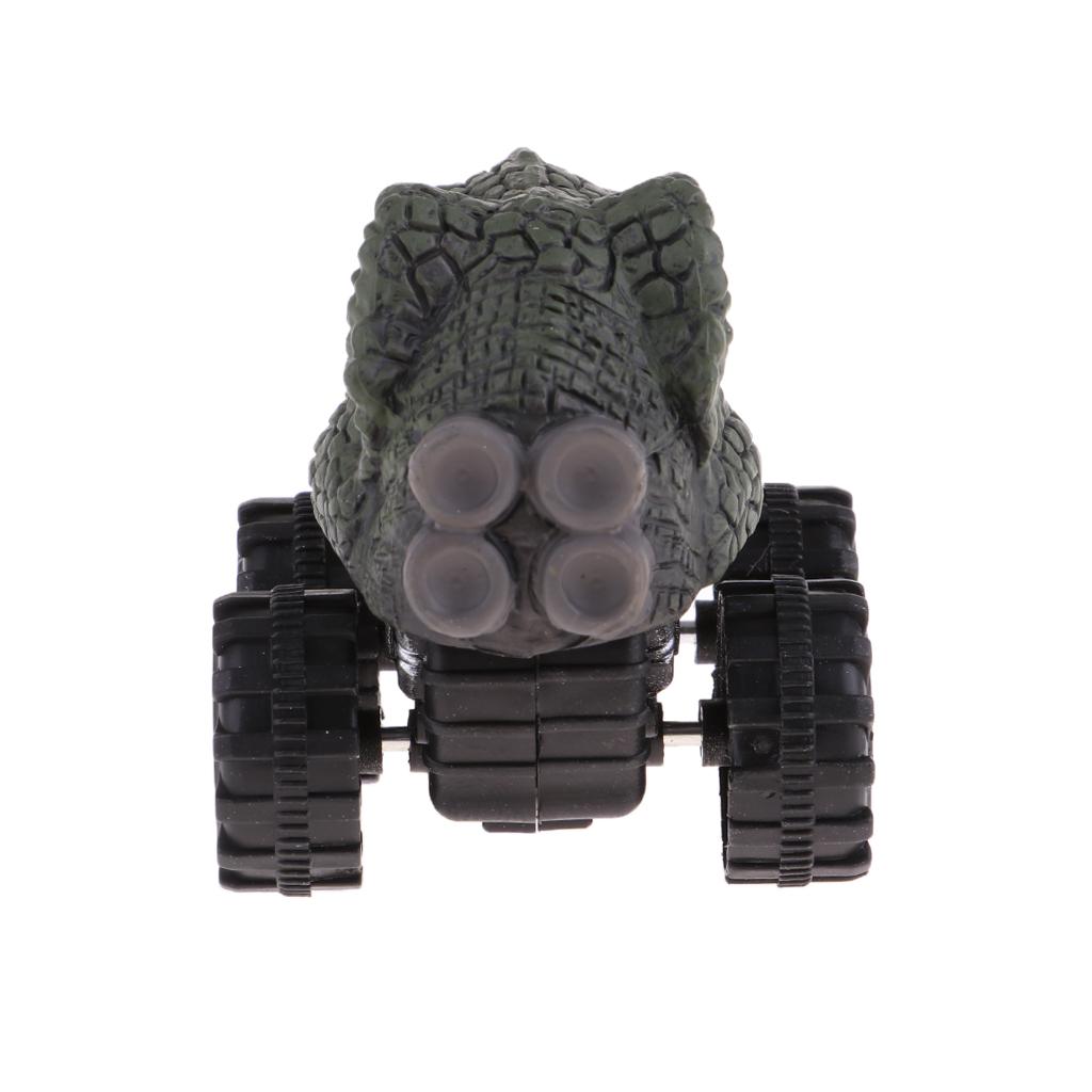4xSimulation Mini Dinosaur Car Models Pull Back Car Toys Gift for Kids Toy B