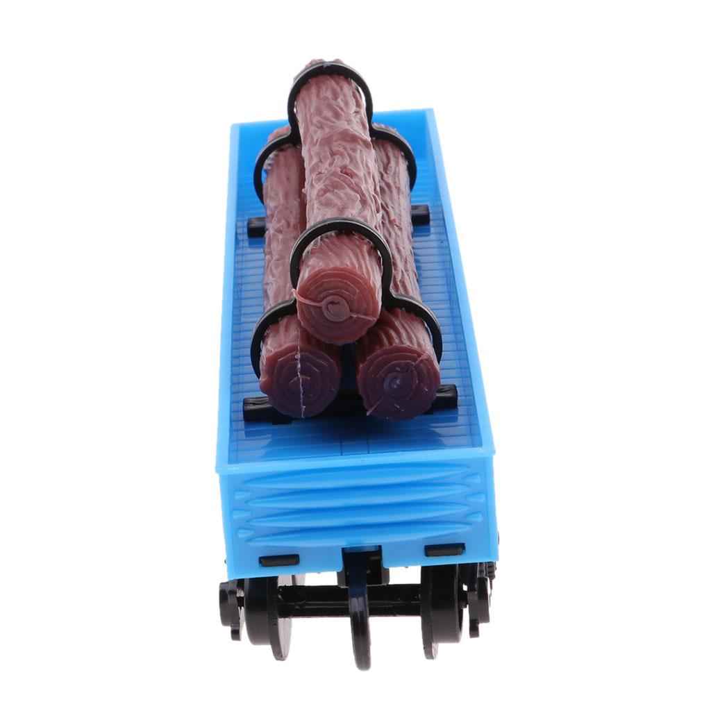 1:87 Simulation Train Model Electric Track Freight Car Train Carriage Toy E