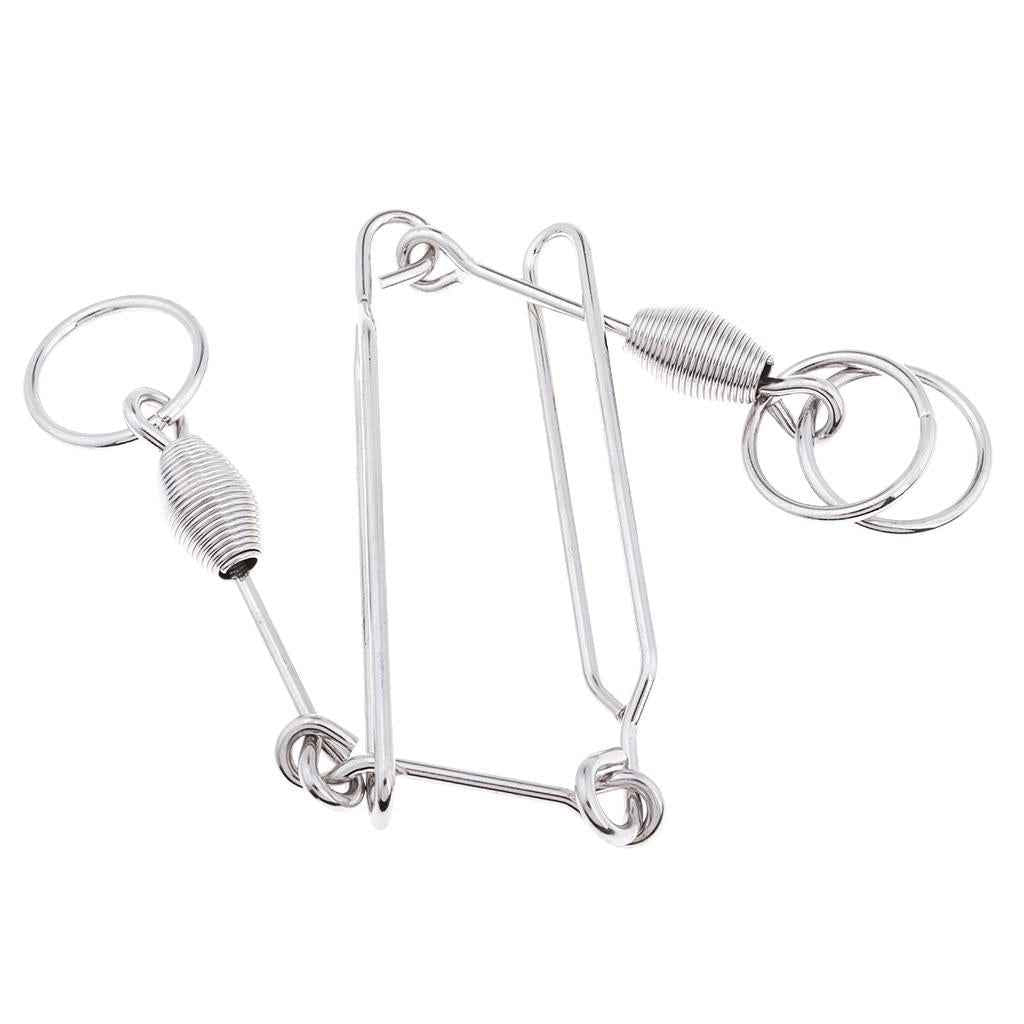 Metal Chinese Rings Unlock Puzzle Brain Teaser Child Adult Educational Toy
