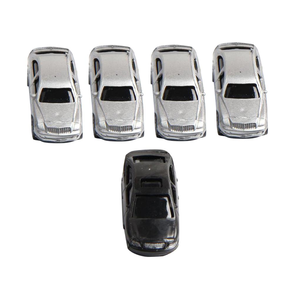 2x5 Pieces 1:100 Scale Car Model DIY Sand Table Building Model Material Scene