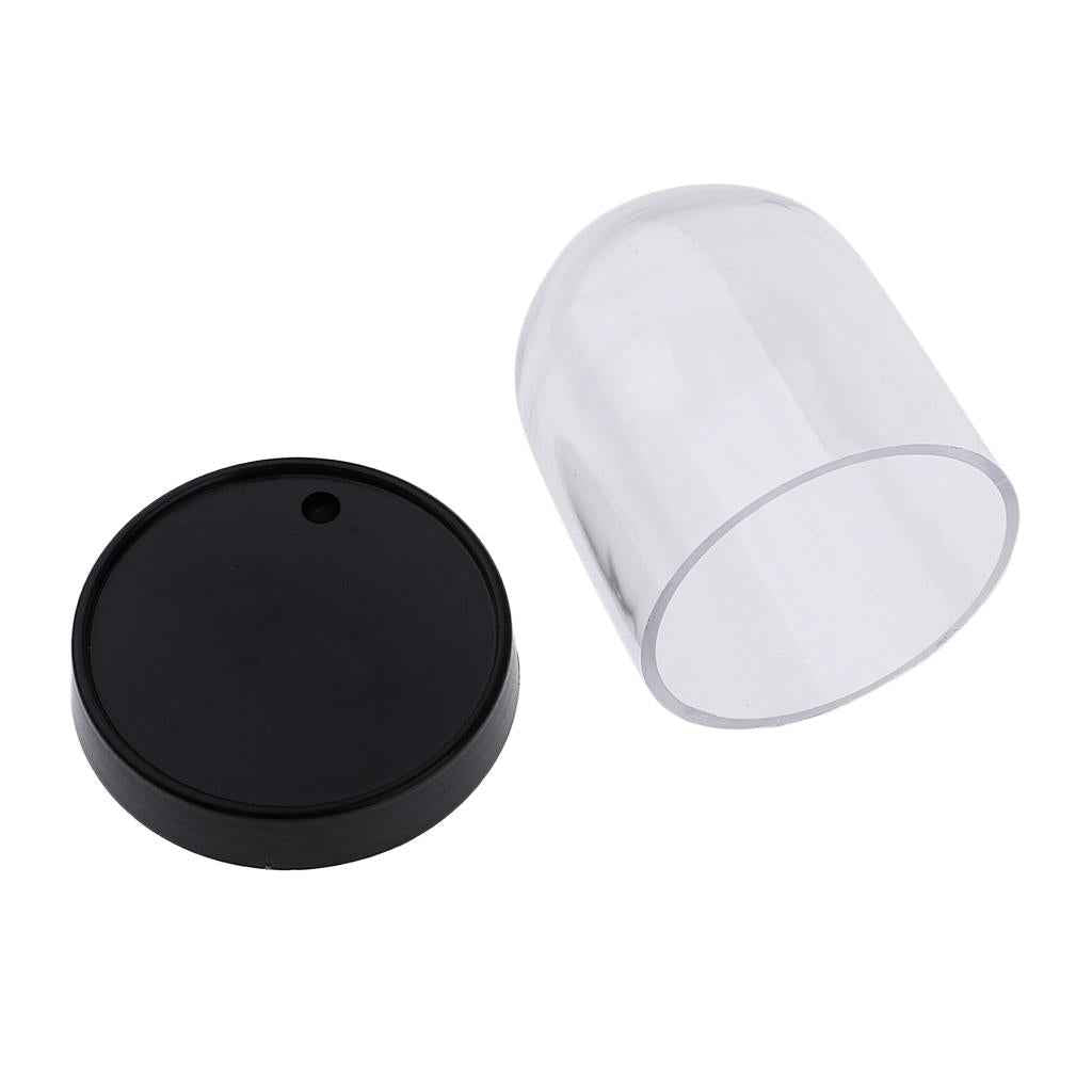Clear Acrylic Case Box Dustproof Cover for Miniature Doll Figure Model 7cm