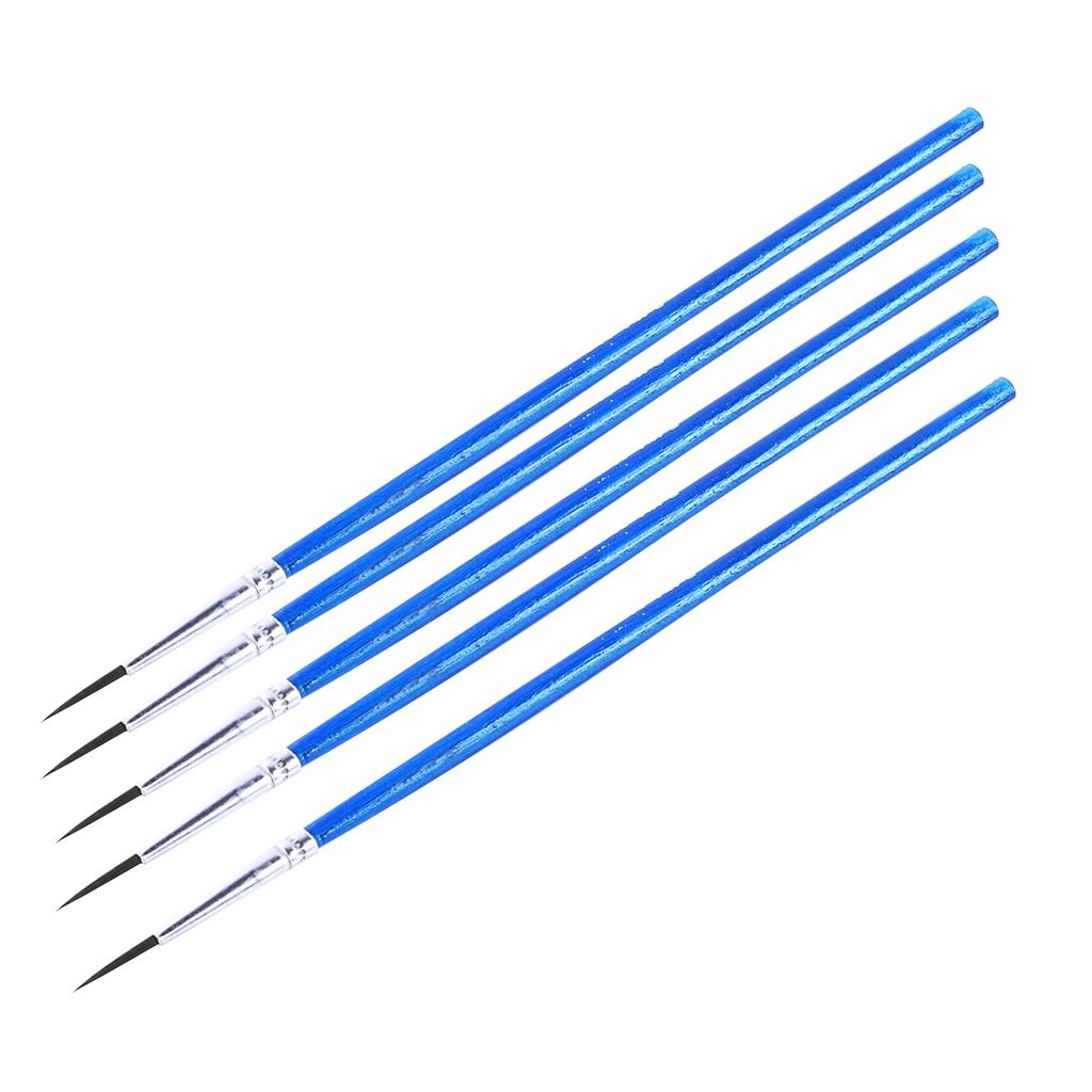 3x5pcs/set  Fine Hand Painted Model Craft Painting Pen Script Art Paintbrushes