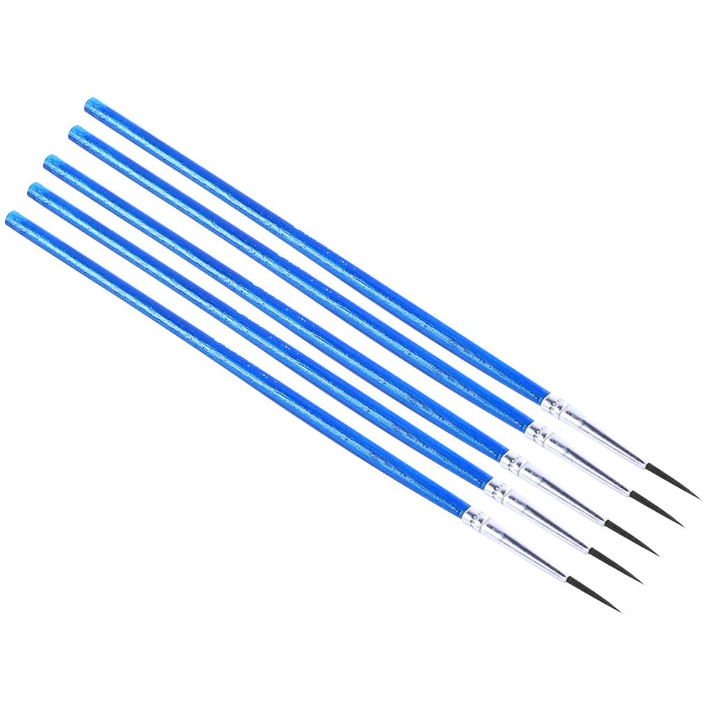 3x5pcs/set  Fine Hand Painted Model Craft Painting Pen Script Art Paintbrushes