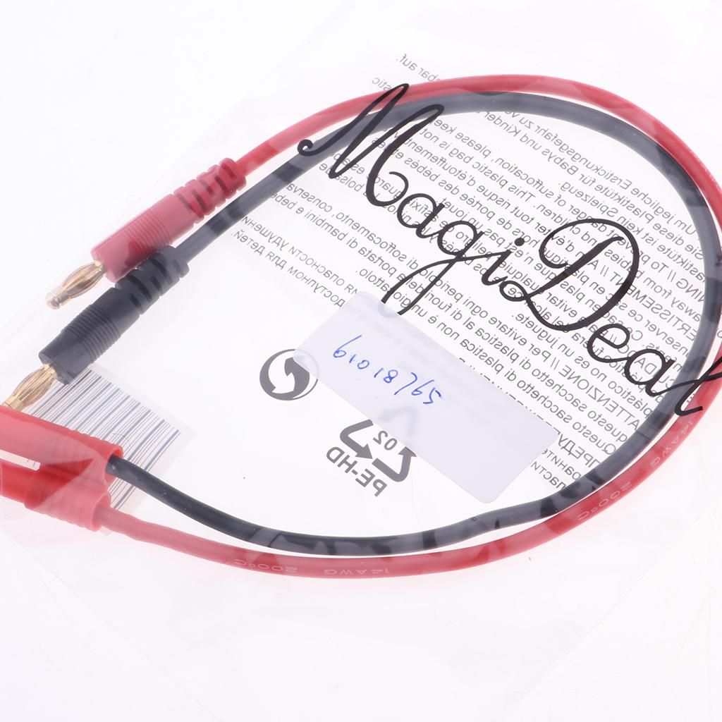 3x4.0mm Banana Plug to HXT4.0 Charging Cable for RC B6 B6AC Lithium Battery
