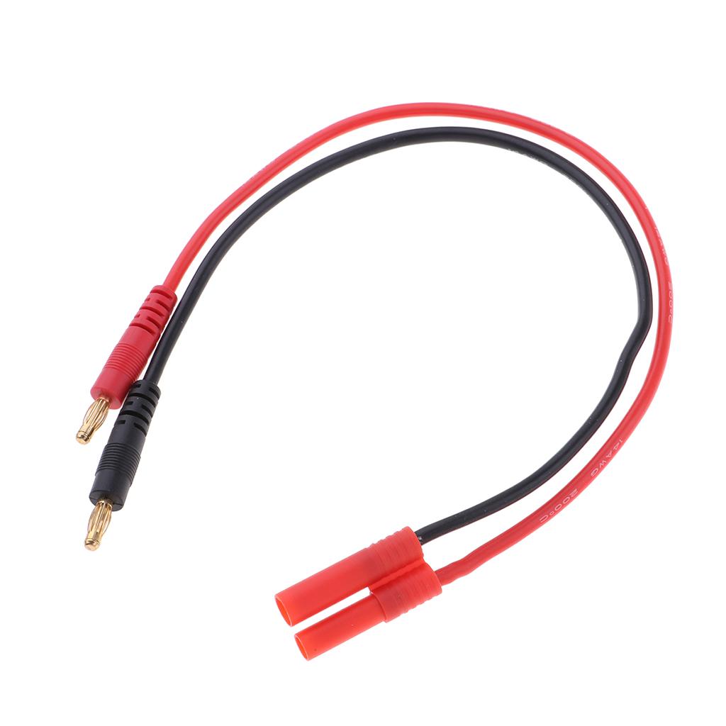 4x4.0mm Banana Plug to HXT4.0 Charging Cable for RC B6 B6AC Lithium Battery