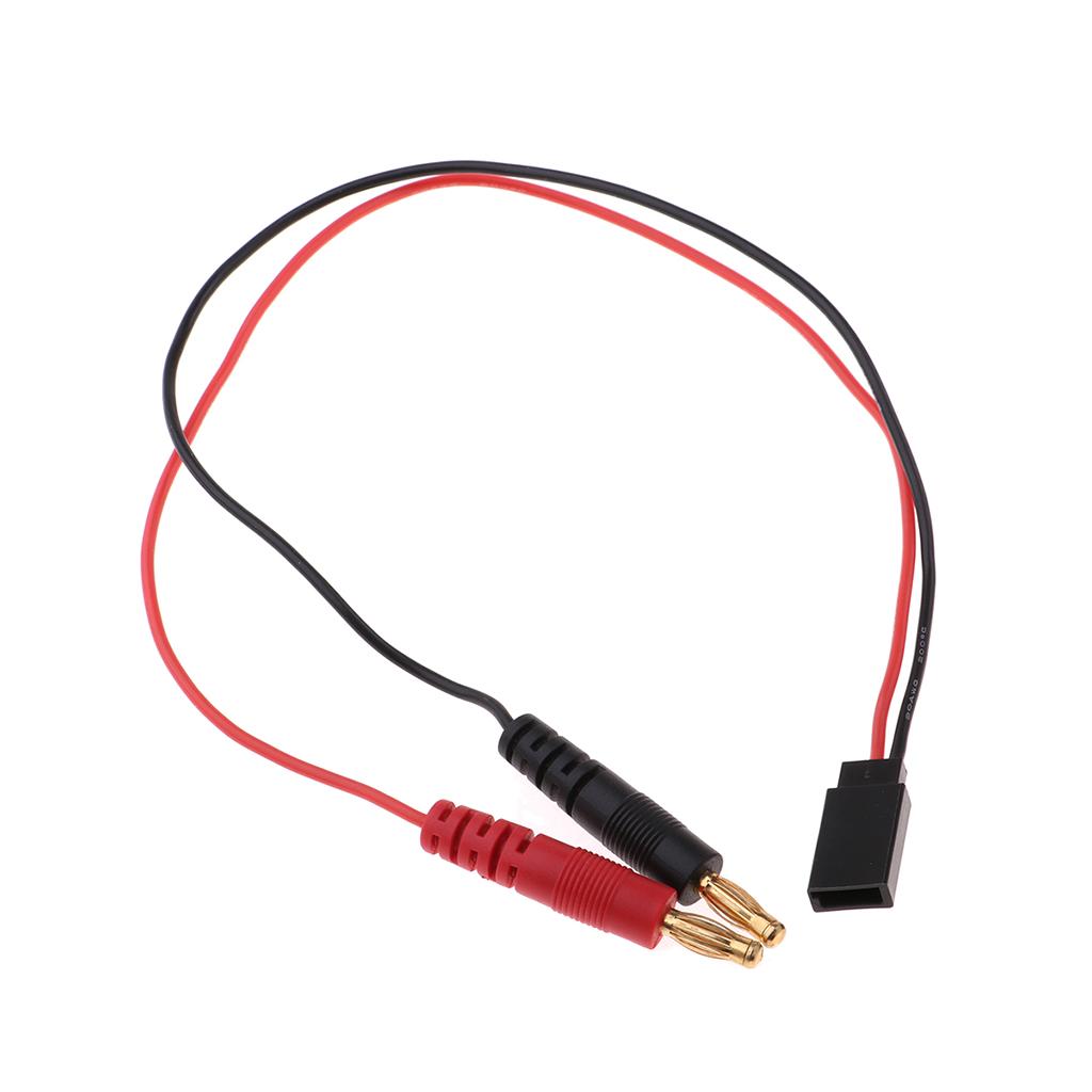 4xFemale Dupont to 4.0mm Banana Plug 20AWG Cable Connector for RC Lipo Battery