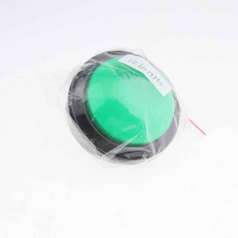Dome Shaped Jumbo LED Illuminated Self-resetting Push Button Switch Green