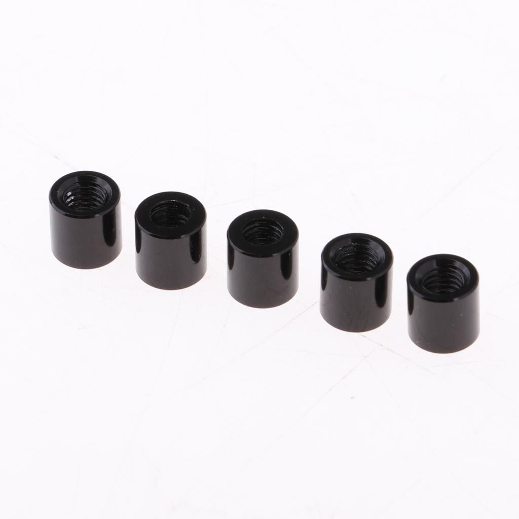 4x10Pcs Black Aluminum Alloy Tube Spacer for RC Model DIY 4WD Car 5mm
