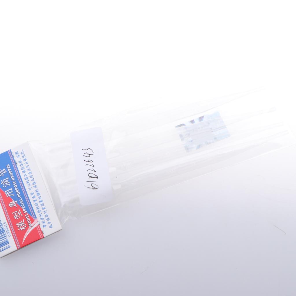 3x4 Pieces UA15 Model Coloring Painting Dropper Suction Tube with Scale 3ml