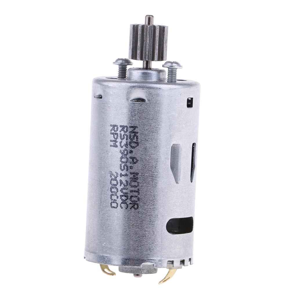 Motor Gearbox Accessory Children Electric Car DC Motor 12V 390 12 Tooth