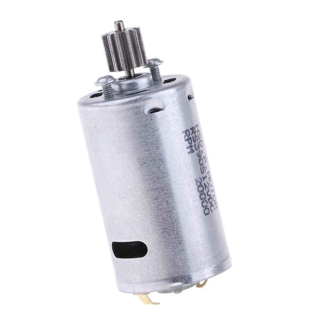 Motor Gearbox Accessory Children Electric Car DC Motor 12V 390 12 Tooth