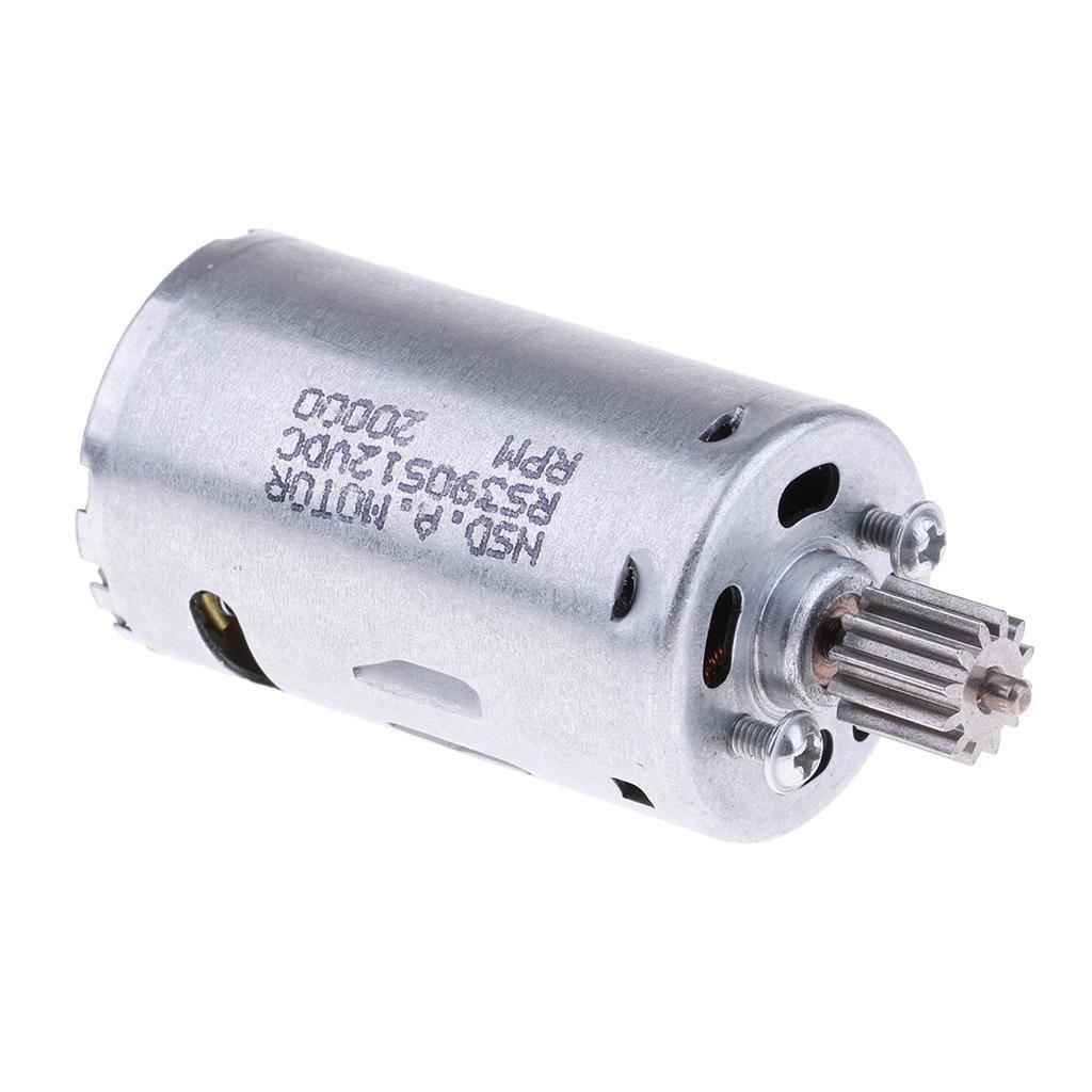 Motor Gearbox Accessory Children Electric Car DC Motor 12V 390 12 Tooth