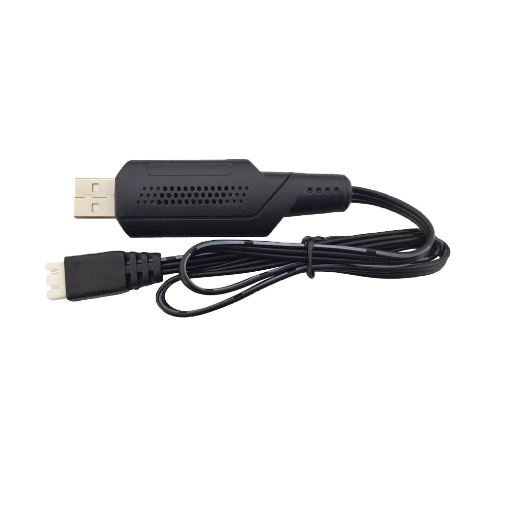 2xRC Drone 7.4V Battery Charge Charger Charging Cord Line USB Cable Black