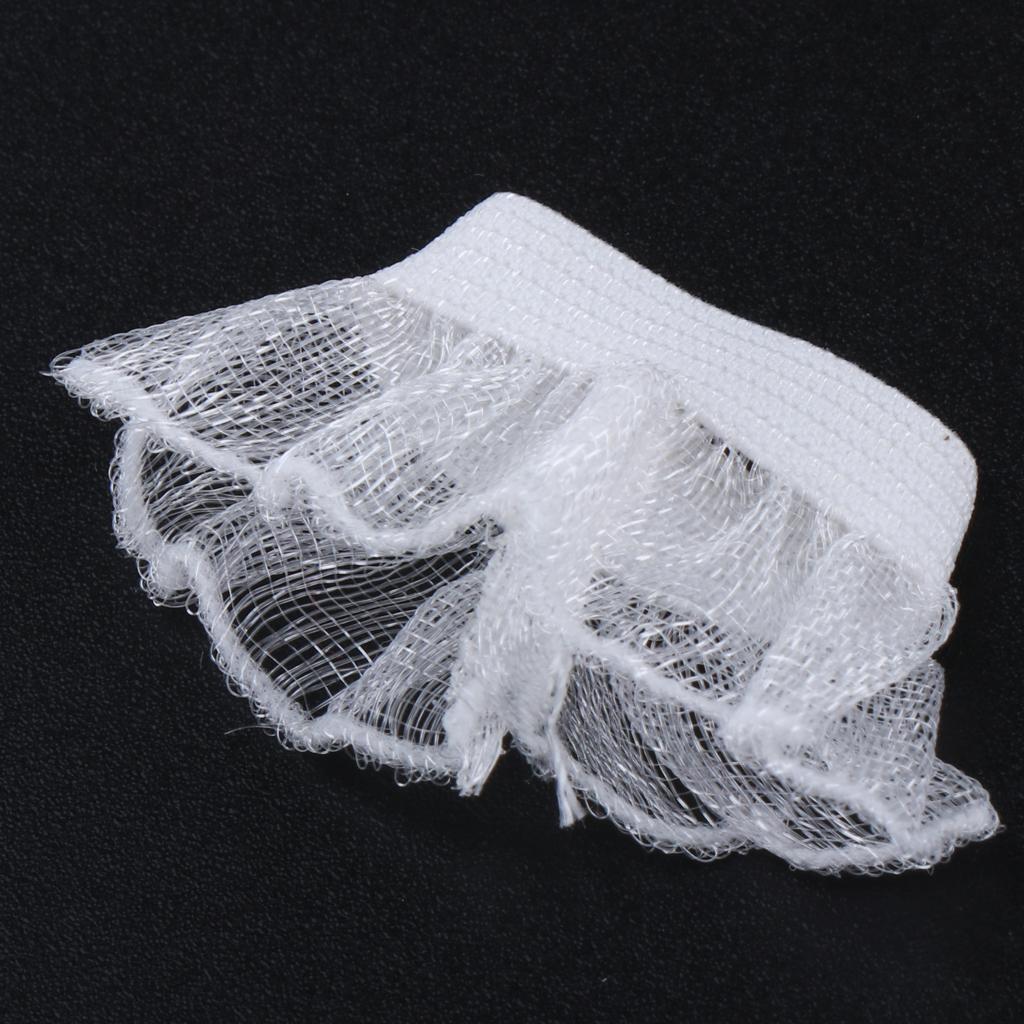 2x1:12 Scale Female Soldier Accessories Action Figure Bust Skirt Toys White