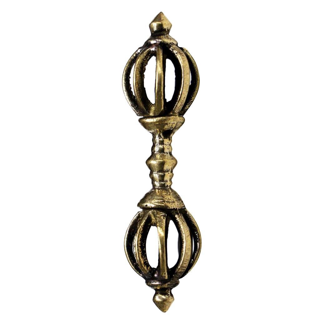 2xTibetan Buddhism Copper Dorje Vajra Amulet Handmade Nepal Ornaments 6cm