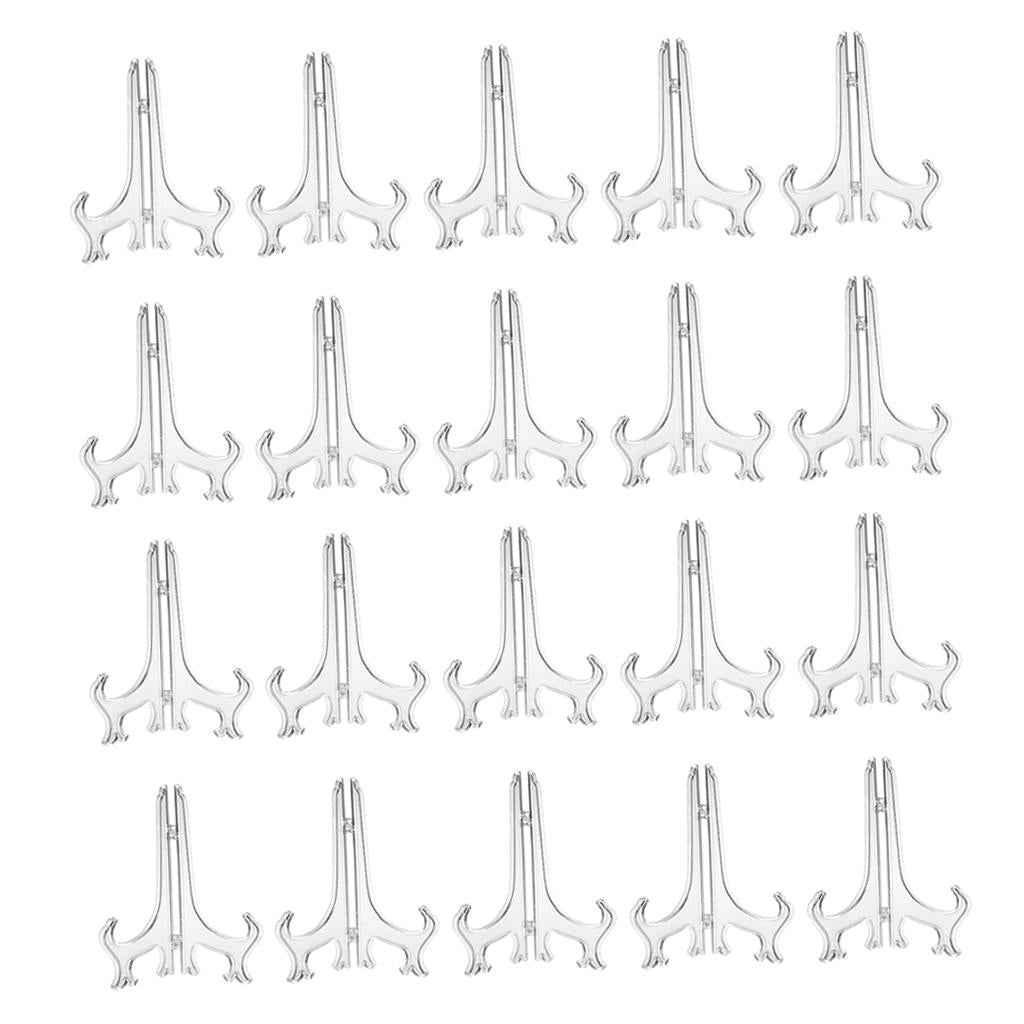 20xDecorative Plate Holder Display Stand Easel Picture Frame Pedestal  3inch