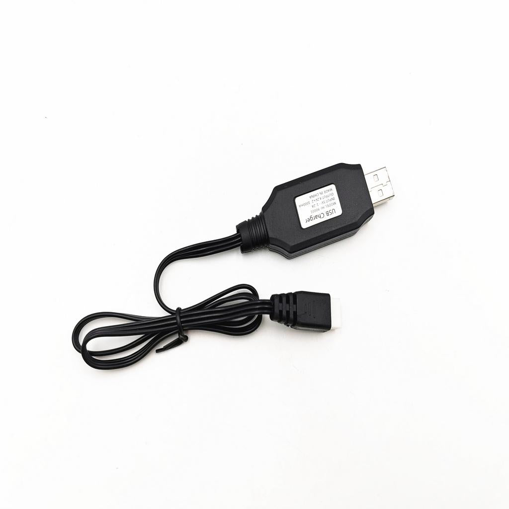 2xAX5S 7.4V USB Charging Cable for WPL B-14K B-16K B-24K B-36K C-14K C-24K