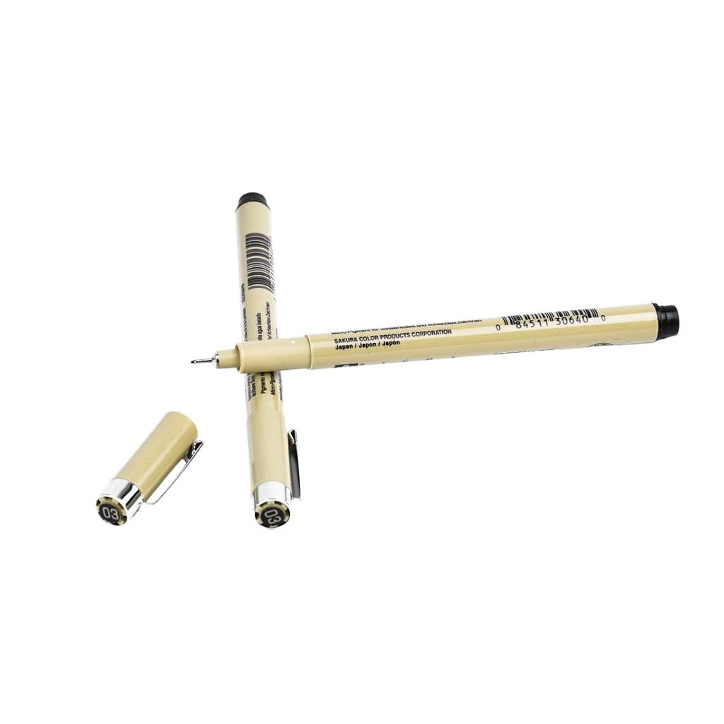 4x2Pack of Graphic Thin Line Drawing Pen for Pen Paint Connection Line 0.35mm