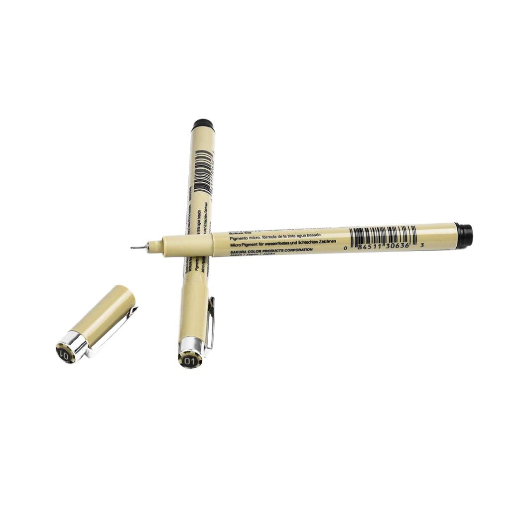 4x2Pack of Graphic Thin Line Drawing Pen for Pen Paint Connection Line 0.25mm