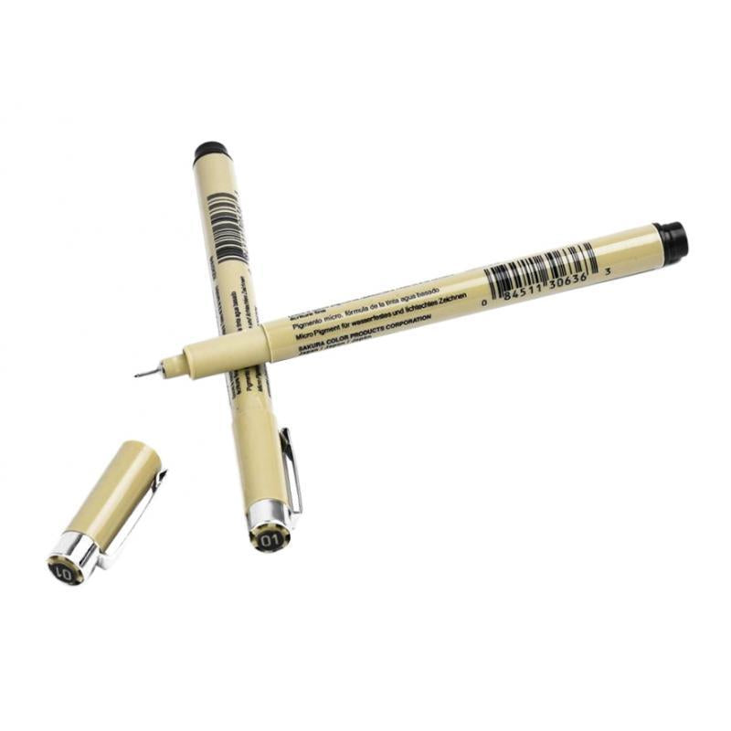4x2Pack of Graphic Thin Line Drawing Pen for Pen Paint Connection Line 0.25mm