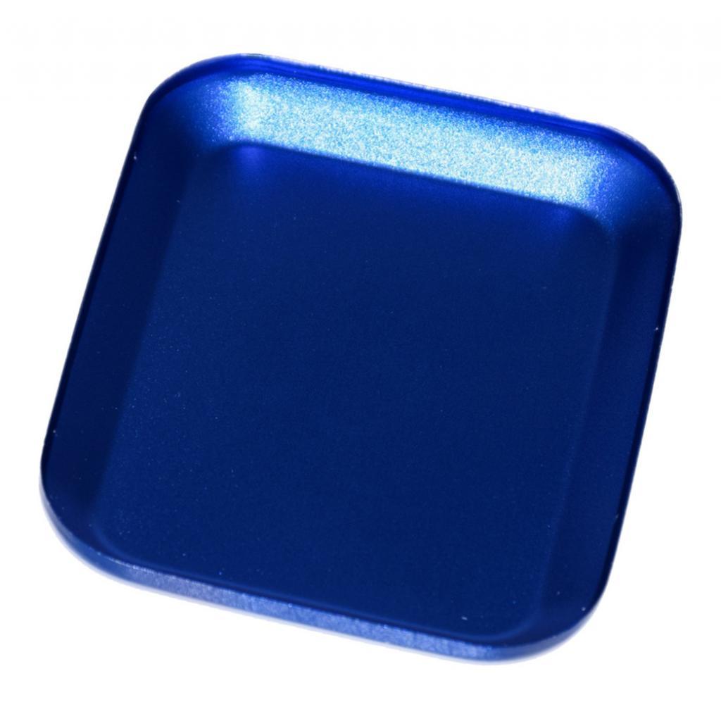 2xAluminium Alloy Magnetic Screw Tray Plate for RC Car Truck Model Blue
