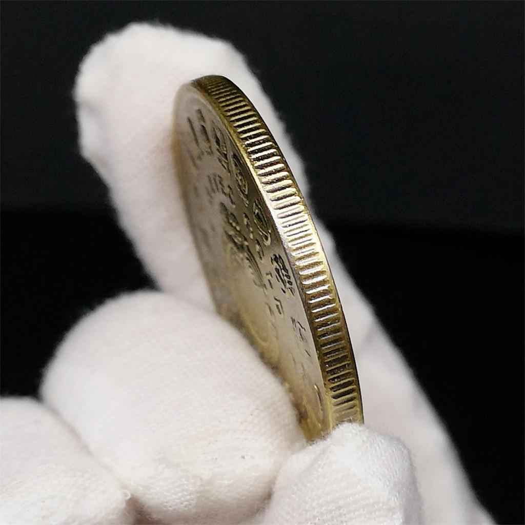 1pc Mayan Qilong Green Bronze Coin Pyramid Lucky Commemorative Medallion