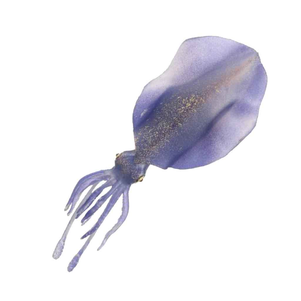 Marine Animal Model Solid Simulation Intelligence Learning Toys Purple Squid