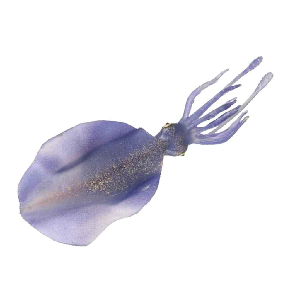 Marine Animal Model Solid Simulation Intelligence Learning Toys Purple Squid